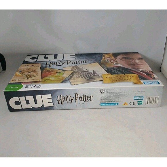 Clue Harry Potter Edition COMPLETE Parker Brothers 2008 Moving Hogwarts Board - Picture 15 of 16